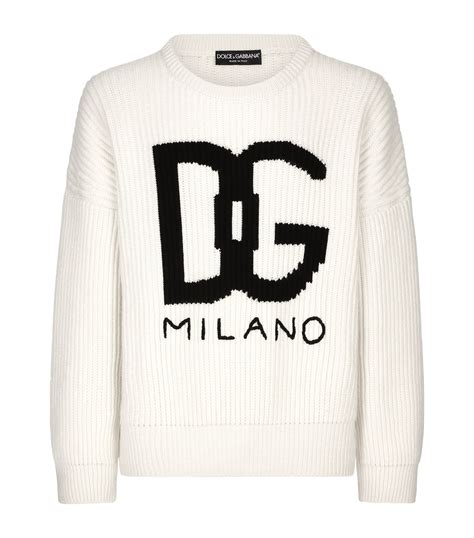 Cashmere sweater with Dolce&Gabbana logo